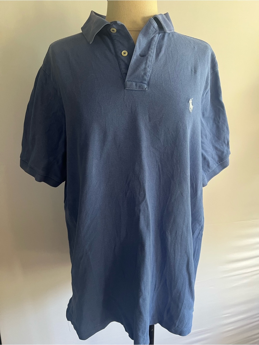 Polo by Ralph Lauren Men's Classic Blue Polo Shirt Size L 0069
